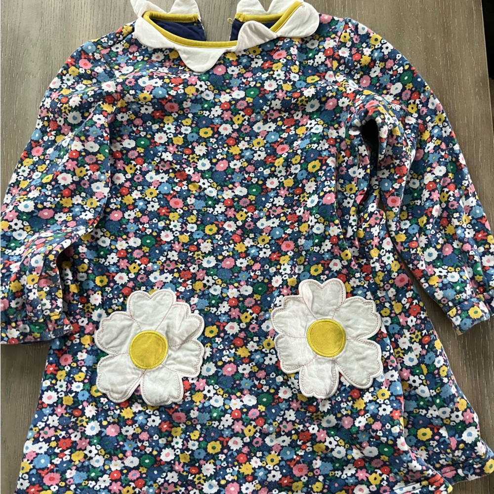 Mini Boden Floral Girls Dress